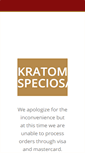 Mobile Screenshot of kratomspeciosa.com